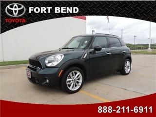 2012 mini cooper countryman fwd 4dr s turbo charged leather panorama roof