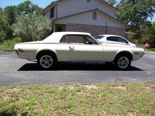 1968 mercury cougar - ford racing white