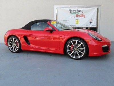 Boxster s 6 speed manual 3.4l navigation bose surround warranty