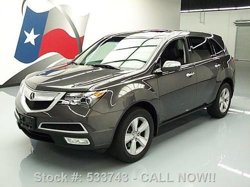 2010 acura mdx sh-awd 7-pass sunroof rear cam only 22k! texas direct auto