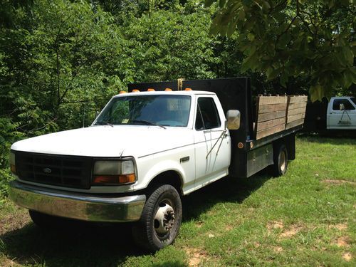 1995 ford f450 14' flatbed