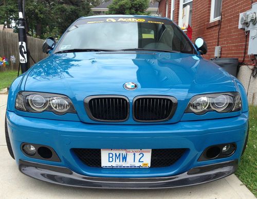 2002 bmw m3 coupe 2-door 3.2l laguna seca blue custom e46 ( m5 m6 745li 750li  )