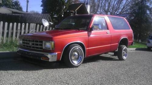 Buy used 1987 CHEVROLET BLAZER CUSTOM LOW RIDER , lowrider ...