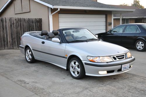 2000 saab 9-3 se turbo convertible 5 speed 6cd changer low miles