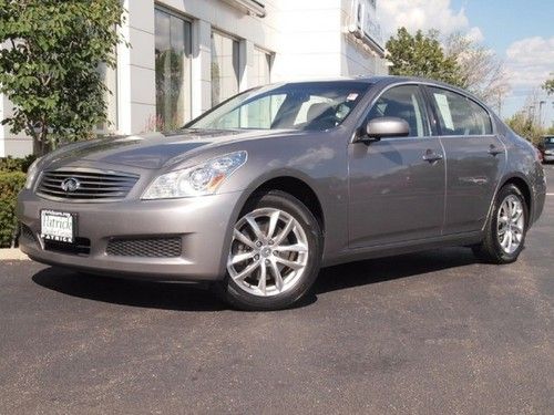 Gx35x all-wheel drive one owner -carfax certified heated leather sunroof dual
