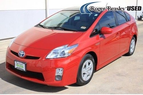 2010 toyota prius iv navigation leather sunroof red bluetooth non smoker