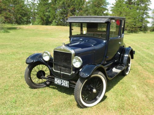 1926 ford model t coupe nice restoration, runs drives great