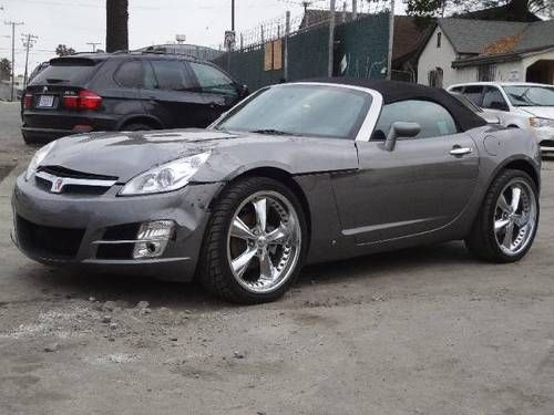 07 saturn sky roadster damaged salvage runs! good airbags economical low miles!