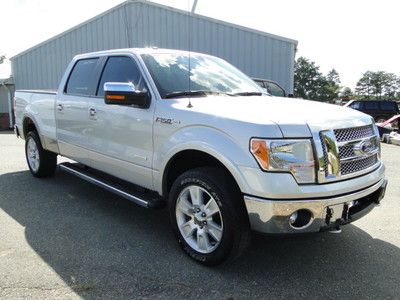 2012 ford f150 crew cab lariat repairable salvage title, light front damage