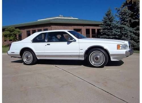 1990 lincoln mark vii bill blass one-owner 65,000 miles estate car from florida