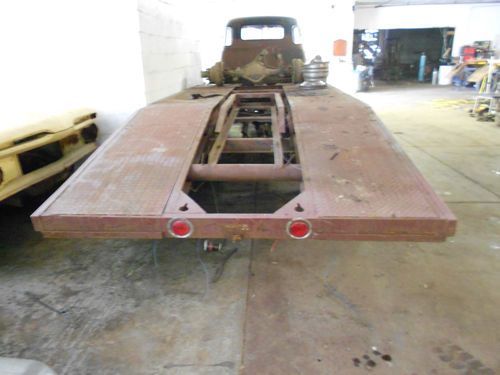 Buy used 1950 Chevy COE cab over rollback car hauler hot ...