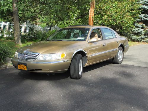1999 lincoln continental- 4.6l high miles, well maintained_purrs