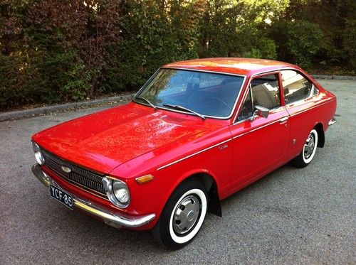 1969, toyota, corolla, coup'e, oldtimer, collectible, red, low mileage