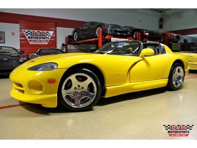 2002 dodge viper rt/10 roadster 25,066 miles removable top *financing available*