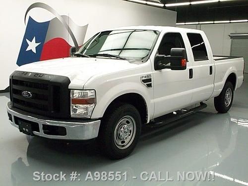 2010 ford f-250 crew cab 5.4l v8 6-pass side steps 39k texas direct auto