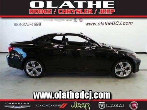 Navigation, heater cooled seats, black, chrome, 2010 lexus is 350c