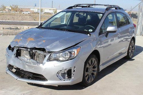 2013 subaru impreza wagon 2.0i sport premium damaged clean title economical l@@k