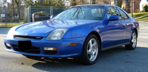 2001 honda prelude - rare electron blue with low mileage, 5-speed manual