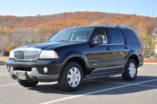 Lincoln aviator awd no reserve suv one owner clean carfax black low mileage mint