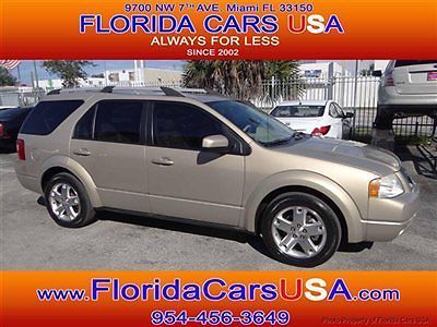 2007 ford freestyle limited leather 3rd row excellent condition florida