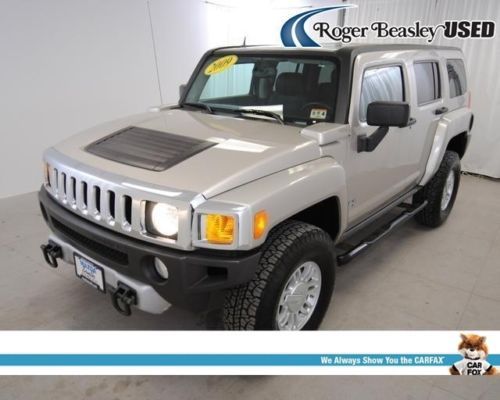 2009 hummer h3 leather heated seats bluetooth sunroof trailer hitch 4x4 tpms abs