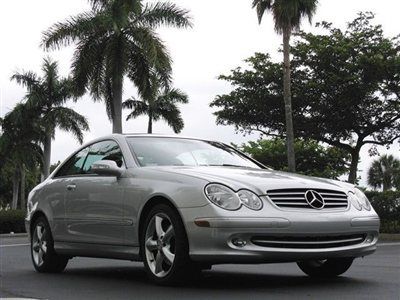 2004 mercedes benz clk320 coupe-only 35,387 orig miles-florida car