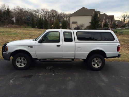 Ford ranger 4x4 xlt lifted white truck great deal!!!