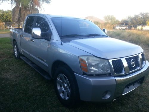 2006 nissan titan le silver crew cab 2wd