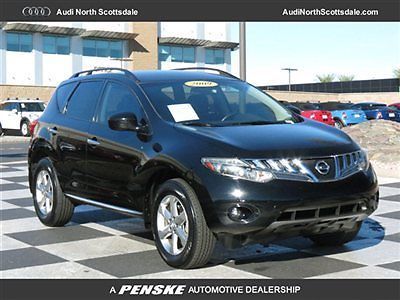 2009 nissan murano sl- super black-2 wd- clean car fax- one owner-55k miles