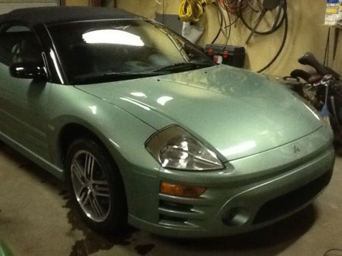 Mitsubishi eclipse spyder gt convertible low km&#039;s  mint green