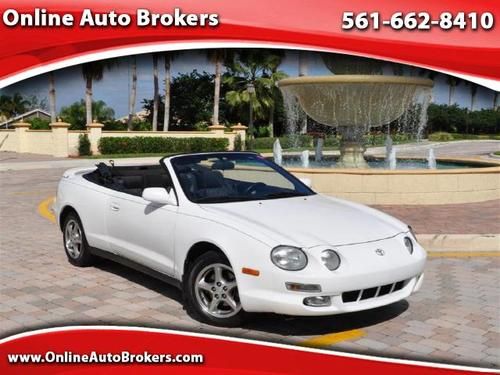1999 toyota celica gt convertible, low miles, carfax certified, best on ebay!!!