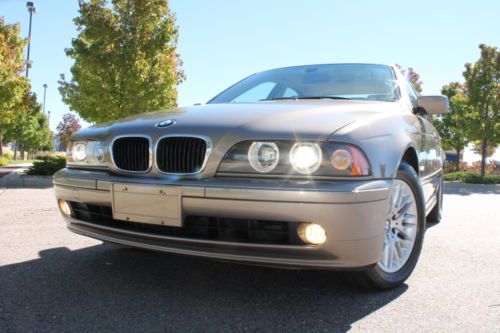 530i luxury sedan 39k mint condition brown with tan leather