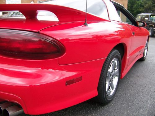 1997 pontiac firebird trans am super clean t-tops chrome wheels nice! no reserve