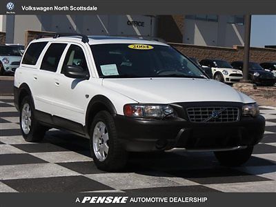 2004 volvo v70 awd 2.5 turbo automatic white cross country taupe leather wagon