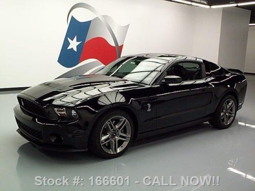 2010 ford shelby gt500 cobra svt 6-spd leather 19&#039;s 5k! texas direct auto