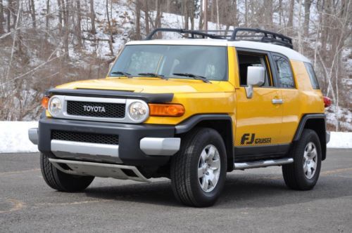 2008 toyota fj cruiser suv 4x4 no reserve one owner clean carfax automatic
