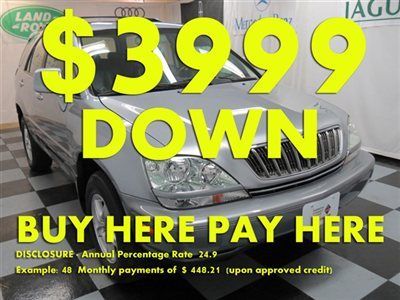 2002(02)rx300 we finance bad credit! buy here pay here low down $3999 ez loan