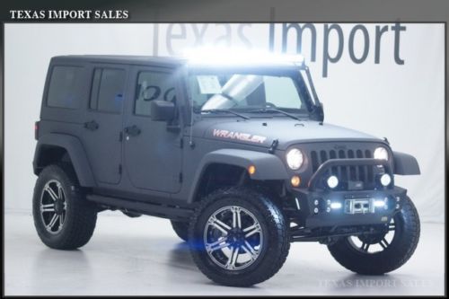 2014 unlimited custom lifted,kevlar,winch,led&#039;s,1.49% financing