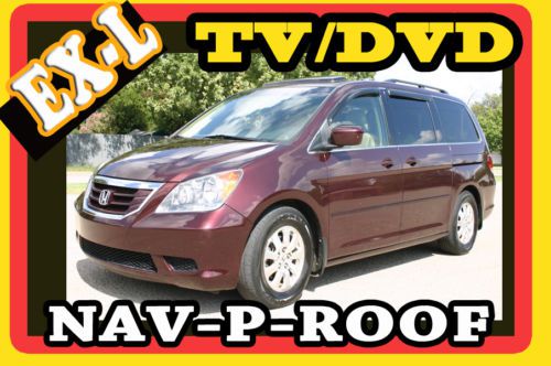 Ex-l navigatio leather 3rdseat rear a/c sunroof tv/dvd bckupcamera loaded 90 pic