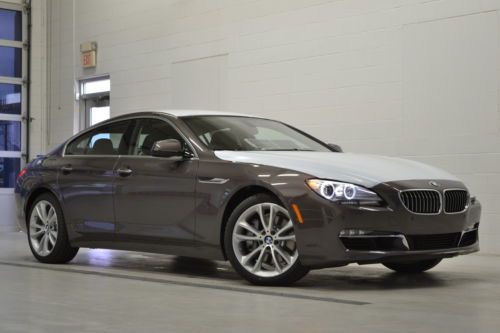 Great lease buy 14 bmw 640xi gc no reserve cold weather gps camera 19&#034; wheel