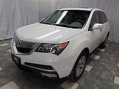 2011 acura mdx sh- awd 20k 6cd sat sunroof heated leather pwr liftgate