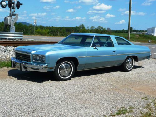 Pristine condition &#039;76 2 door custom coupe impala, garaged kept, orig.owners son