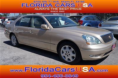 Lexus ls430 clean carfax gold package excellent condition great luxury sedan