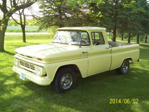 1962 chevy c-10 shortbox fleetside rare hotrod streetrod