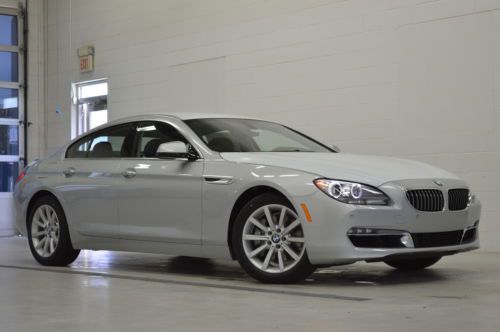 Great lease buy 15 bmw 640xi gran coupe cold weather gps camera multi contour