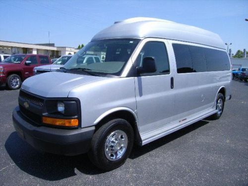 2014 chevy express 3500 extended high top conversion van 13 total passengers