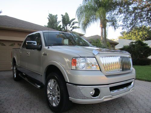 06 lincoln mark lt crew cab 4 dr 4x4 leather 20&#034; whls htd seats towing 1 mint!!!