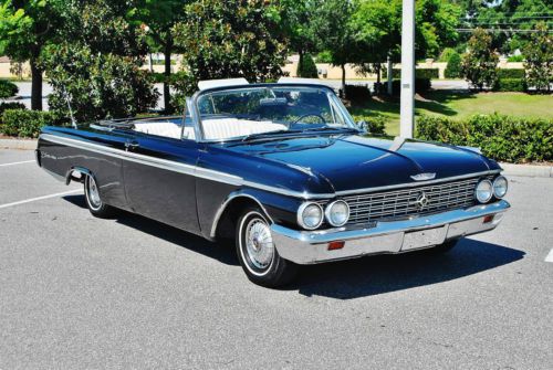 Older restoration good driver 62 ford galaxie 500 xl convertible sold no reserve