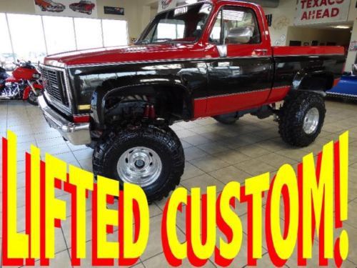 Monster lifted=1985 gmc-chevy=c10=((short-bed))=4x4=454 big block v8=show-n-go!