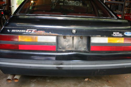 1984 Ford Mustang GT Turbo with T-Tops - No Reserve, image 2